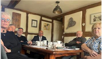 Meeting with MP Nadim Zawahi